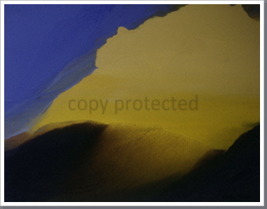 Licht am Berg 2, Acryl, 2000, 60/80 cm