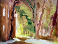 Ruine Boitzenburg 3, 2000, 45/61 cm