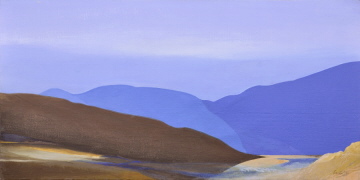 Umbrien, 2025, Acryl/Öl, 100/200 cm