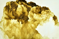 Umbra natur, Aquarell, 2011, 58/88 cm Umbra natur, Aquarell, 2011, 58/88 cm