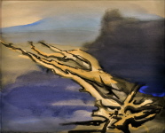 Baumwurzel, Aquarell, 1999, 37/47 cm Baumwurzel, Aquarell, 1999, 37/47 cm